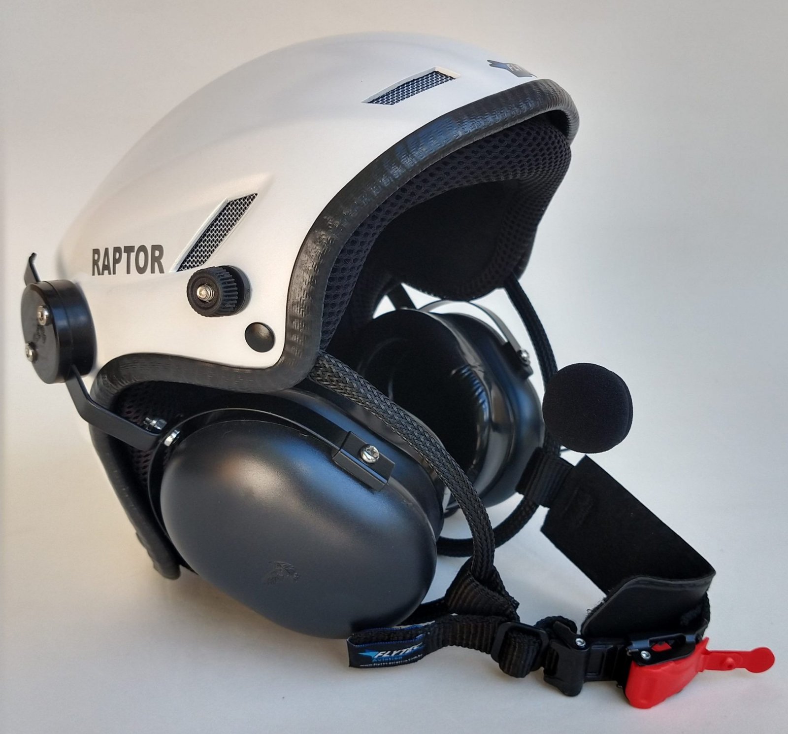CAPACETE RAPTOR LIGHT COR BRANCO SEM VISEIRA - Imagem 4
