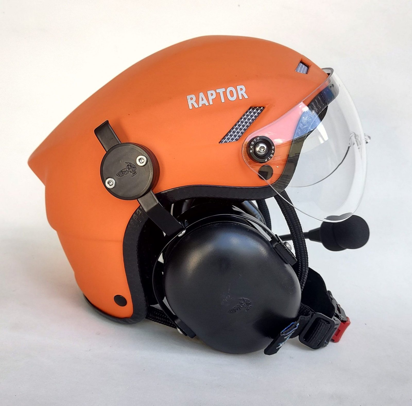 CAPACETE RAPTOR COR LARANJA FOSCO COM VISEIRA - Imagem 10