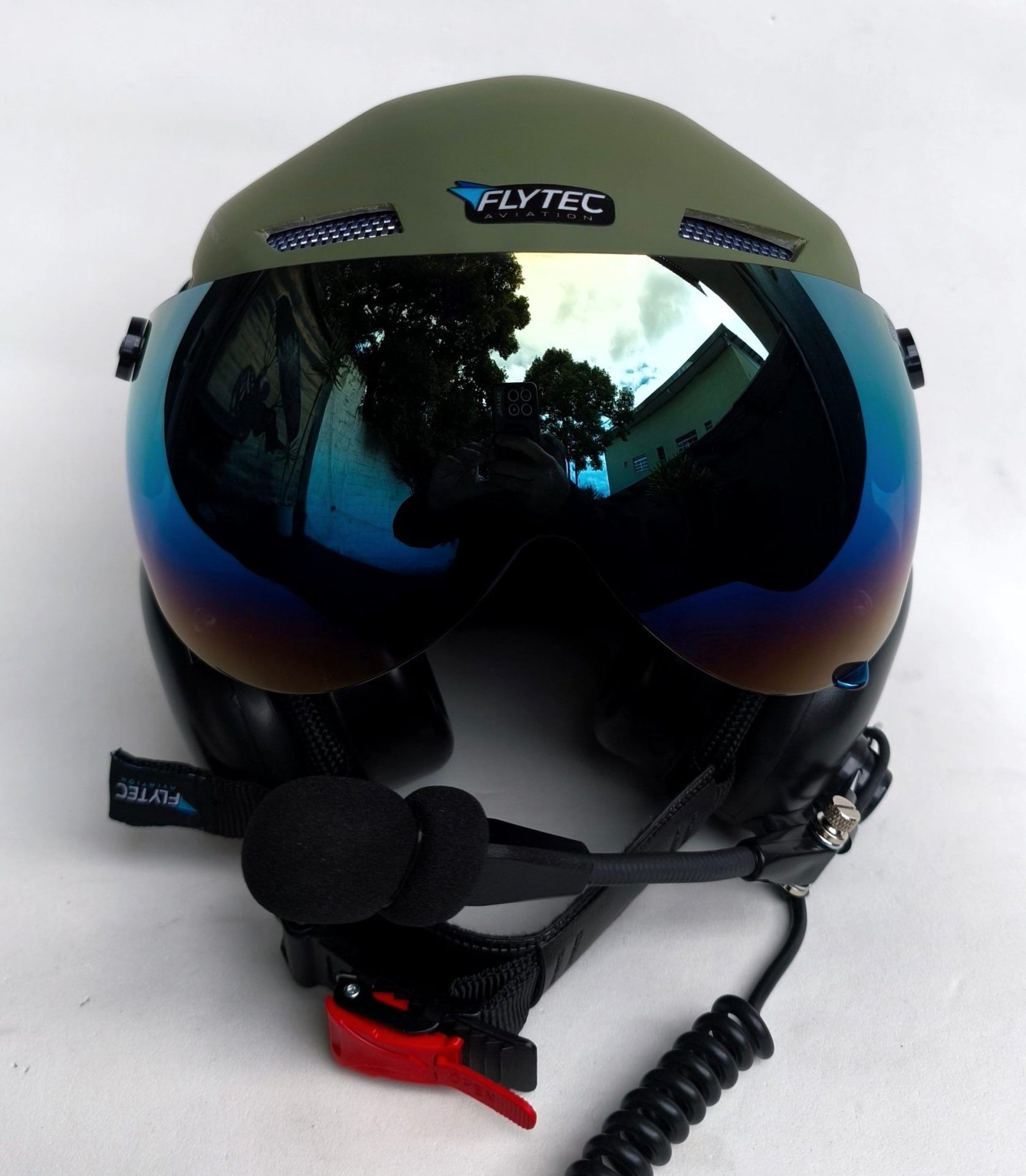 CAPACETE RAPTOR COR VERDE FOSCO MILITAR COM VISEIRA - Imagem 3