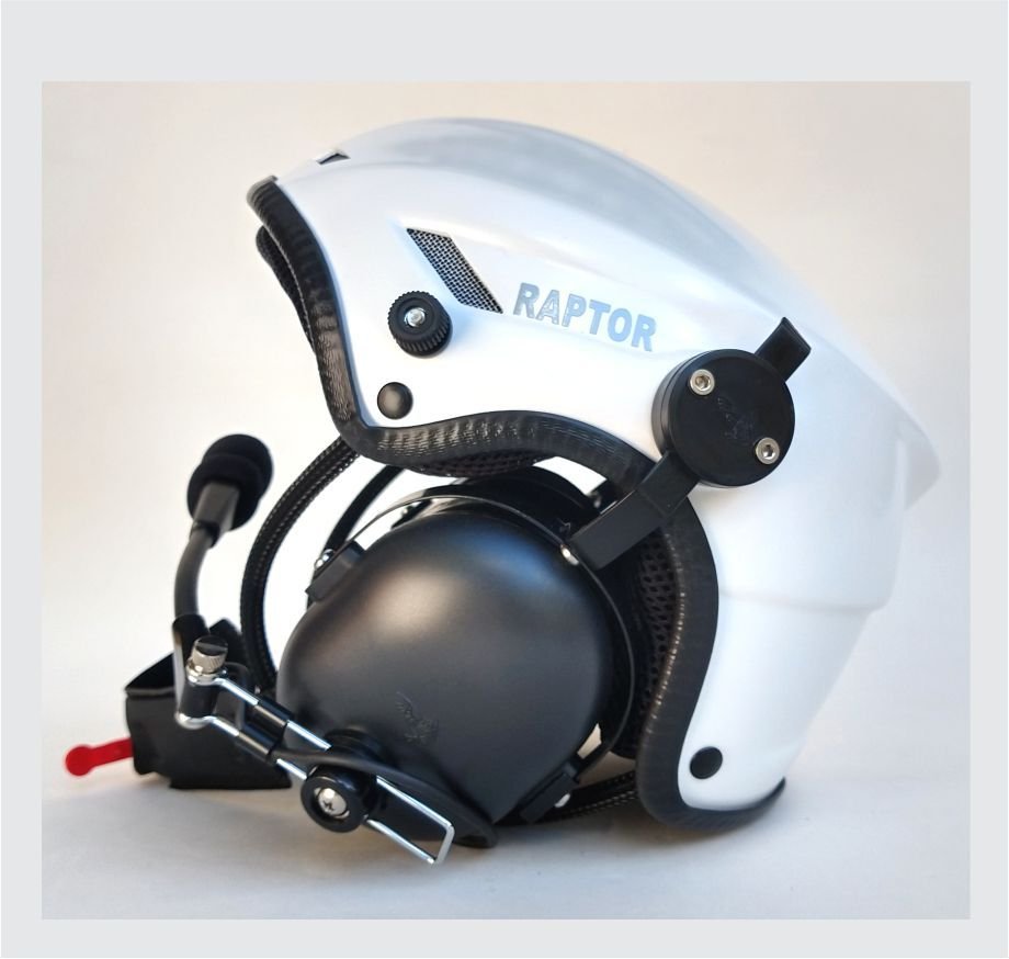 CAPACETE RAPTOR LIGHT COR BRANCO SEM VISEIRA