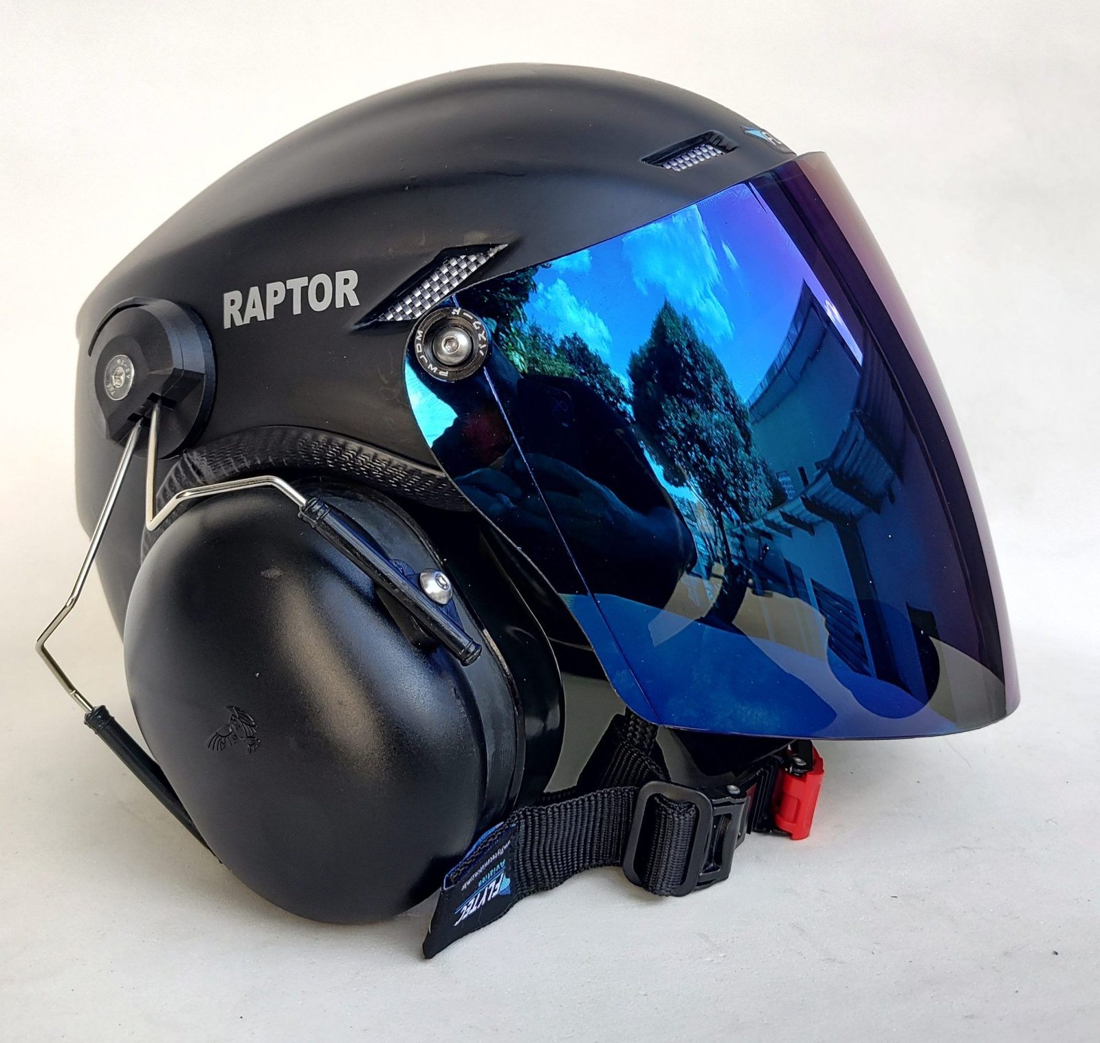 CAPACETE RAPTOR SEM ELETRÔNICA SÓ COM OS ABAFADORES DE RUÍDO - Imagem 15