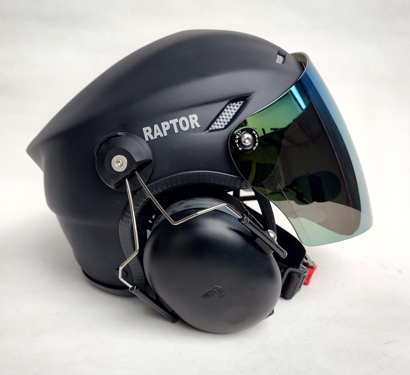 CAPACETE RAPTOR SEM ELETRÔNICA SÓ COM OS ABAFADORES DE RUÍDO - Imagem 16