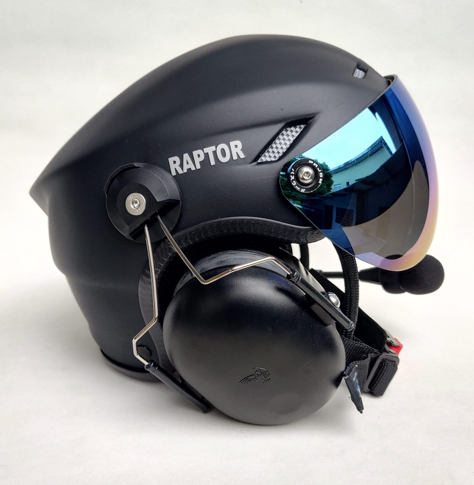CAPACETE RAPTOR SEM ELETRÔNICA SÓ COM OS ABAFADORES DE RUÍDO - Imagem 12