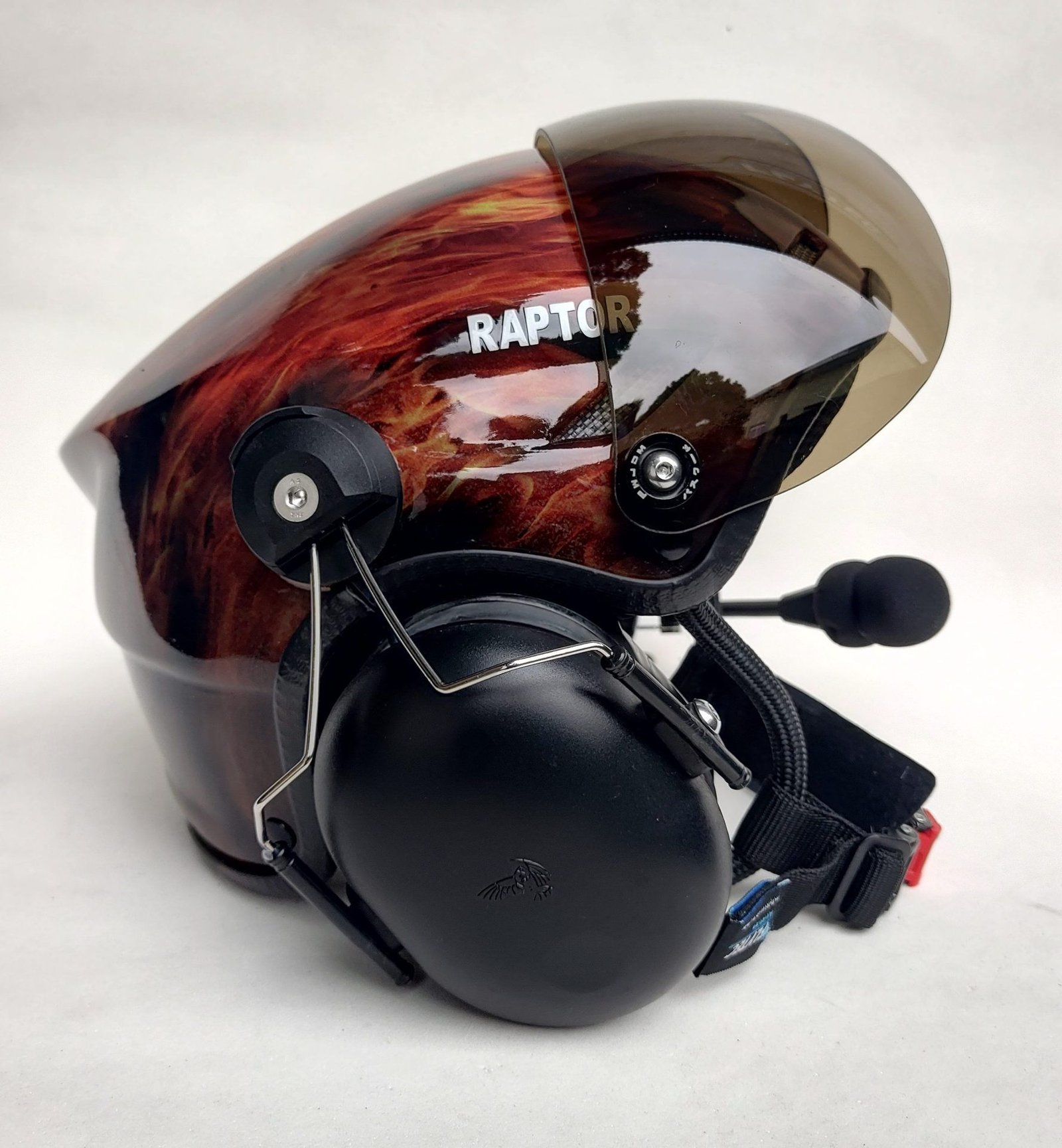 CAPACETE RAPTOR PINTURA WTP COR FIRE - Imagem 8