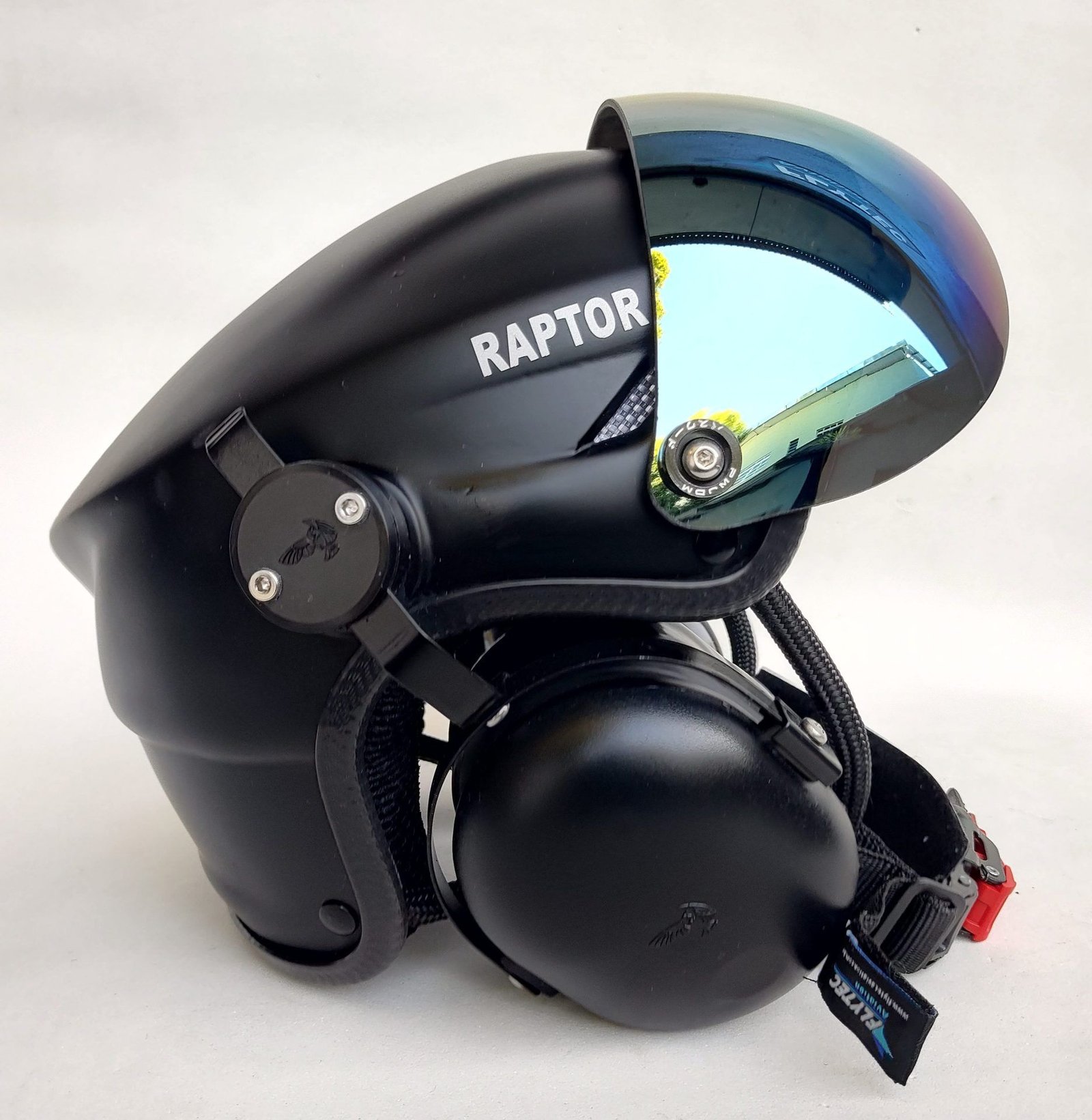 CAPACETE RAPTOR COM ABAFADOR DE RUÍDO E SISTEMA BLUETOOTH INTERCOMUNICADOR V6 PLUS SEM CONEXÃO PRA RÁDIO - Imagem 12